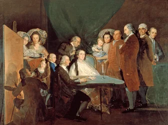 ドン・ルイス・デ・ボルボン王子の家族、1783-84年